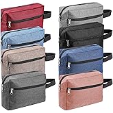 zisiueel 8 Pcs Travel Toiletry Bag for Men and Women Waterproof Grooming Bag Portable Cosmetic Storage Makeup Pouch Organizer with Large Capacity Groomsmen Gifts for Wedding Day