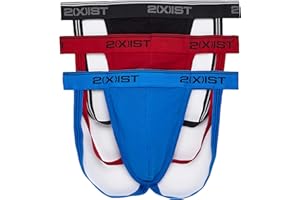 2(x) ist Men's 3-Pack Stretch Core Jock Strap
