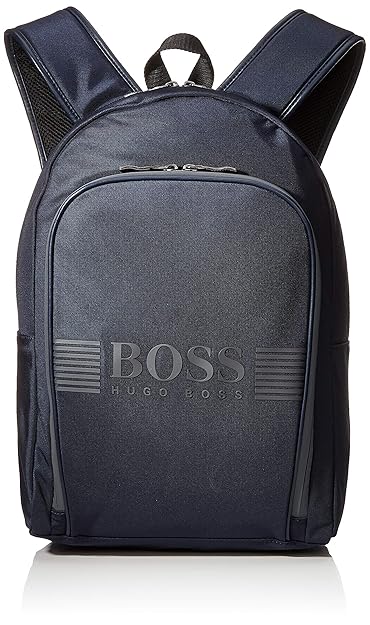 BOSS Herren Pixel_backpack Rucksack, Blau (Navy) 12x40x33 cm