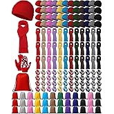 48 Set Kids Beanie Hat Scarf Gloves Set with Bag for Boys Girls Winter Gift, Christmas Donation, Homeless Care Package Bulk