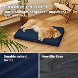 Bedsure Extra Large Pet Bed Navy Orthopedic Egg Crate Foam 112x81x7.6cm view 3