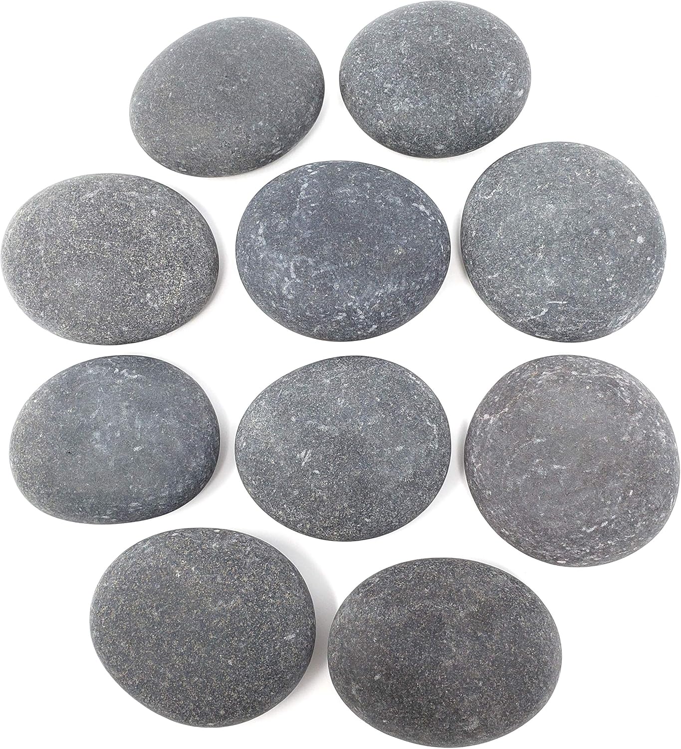 Indoor Fountains & Accessories - Capcouriers Rocks for Painting (Painting Rocks) 10 Painting Rocks for Rock Painting About 2 to 3 inches in Length