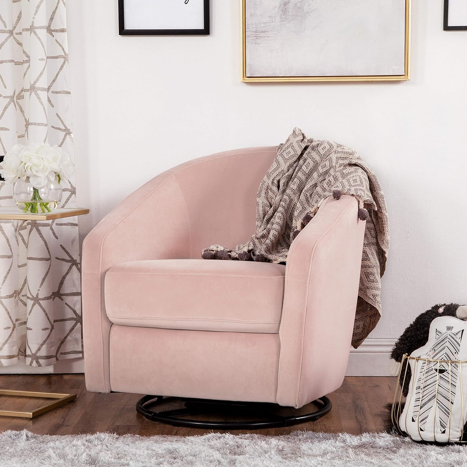 Babyletto Madison Swivel Glider Ivory Boucle 2025