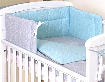 geometric cot bedding