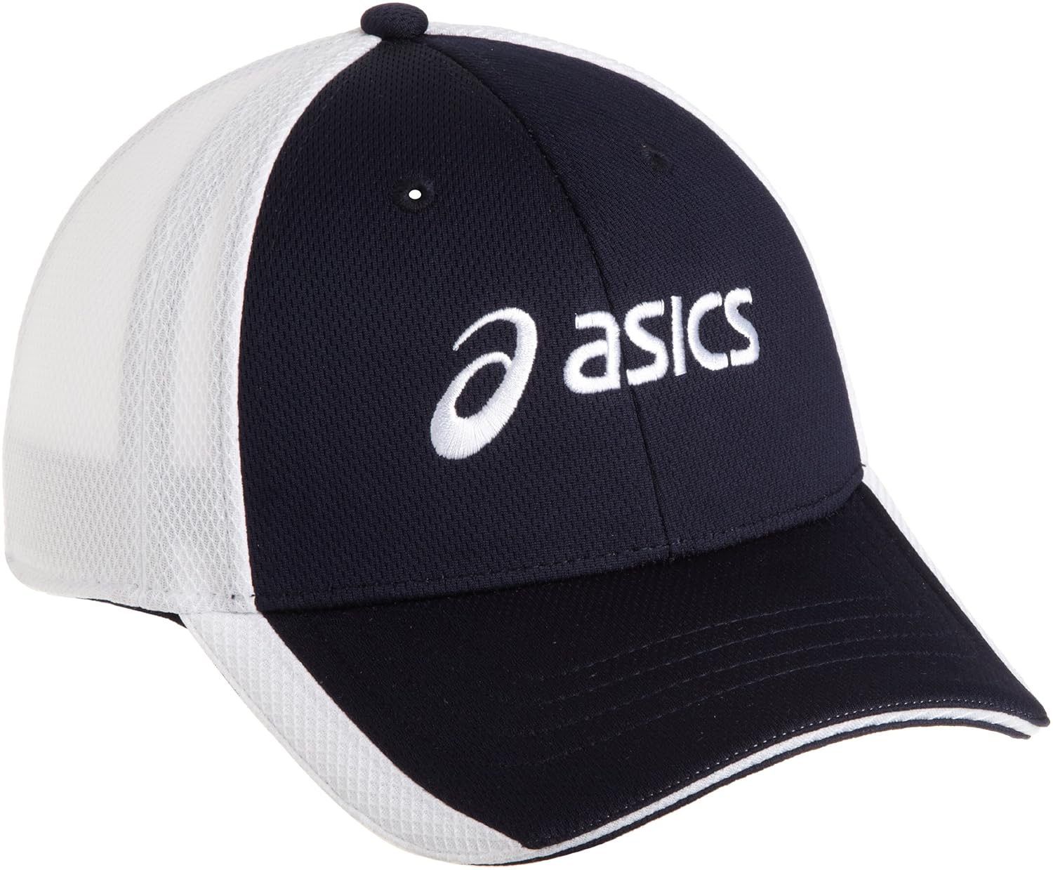 ASICS Mens Alastair Hat White/white All Black/White ASICS Sports