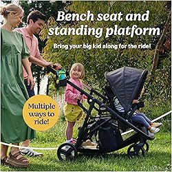 Graco Ready2Grow 2.0 Double Stroller Features Bench