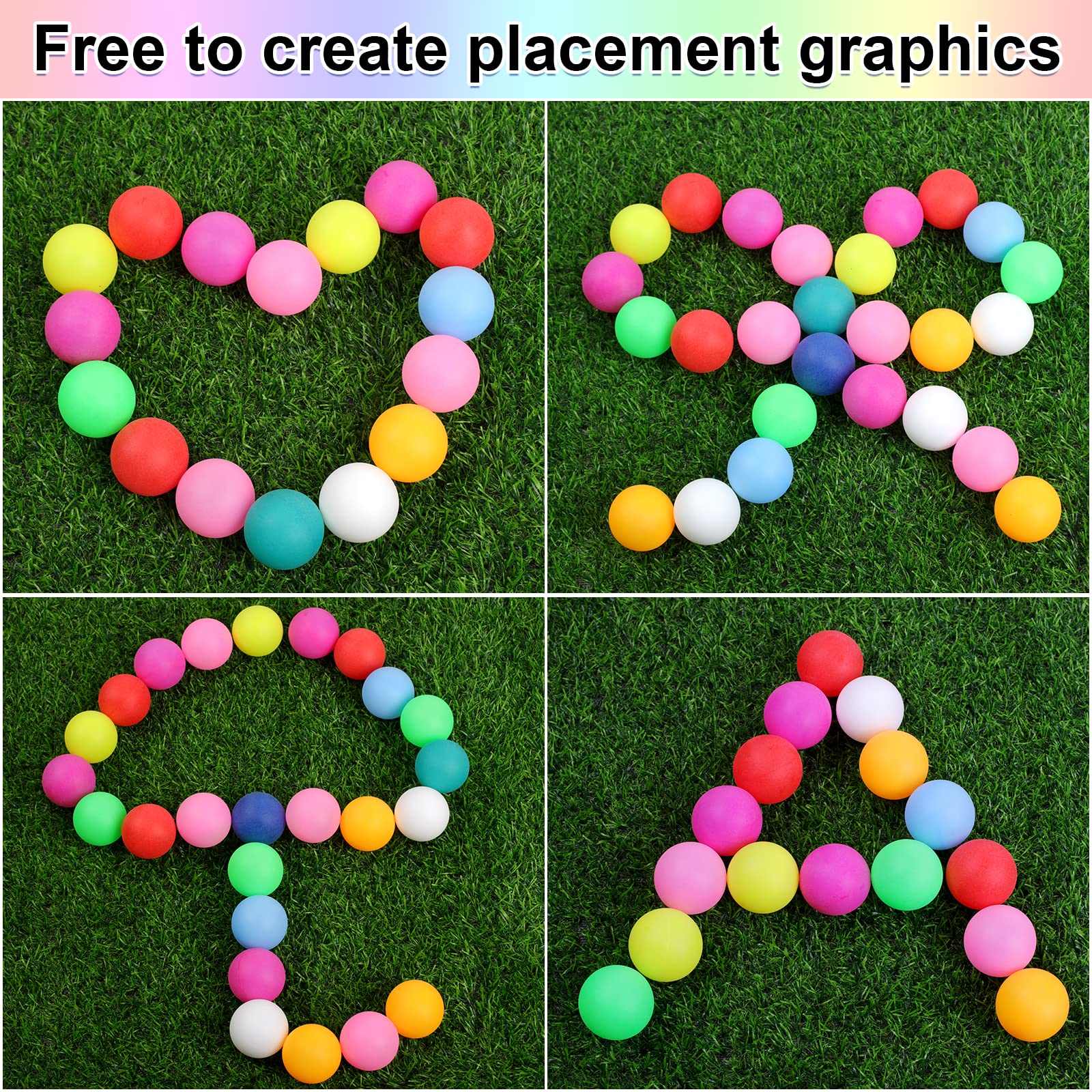 Guirnd 28 Pcs 40mm Ping Pong Balls for Table Tennis, Games, Arts, Kids, and Pet Toys