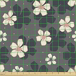 Ambesonne Sakura Fabric by The Yard, Continuous