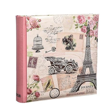 Arpan Fotoalbum „Happy Memories“ Einsteck-Fotoalbum 200, 10,2 x 15,2 cm Fotos – Eiffelturm