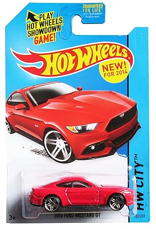 Hot wheels 2015 Ford Mustang GT RED new for 2014 hw city 100/250