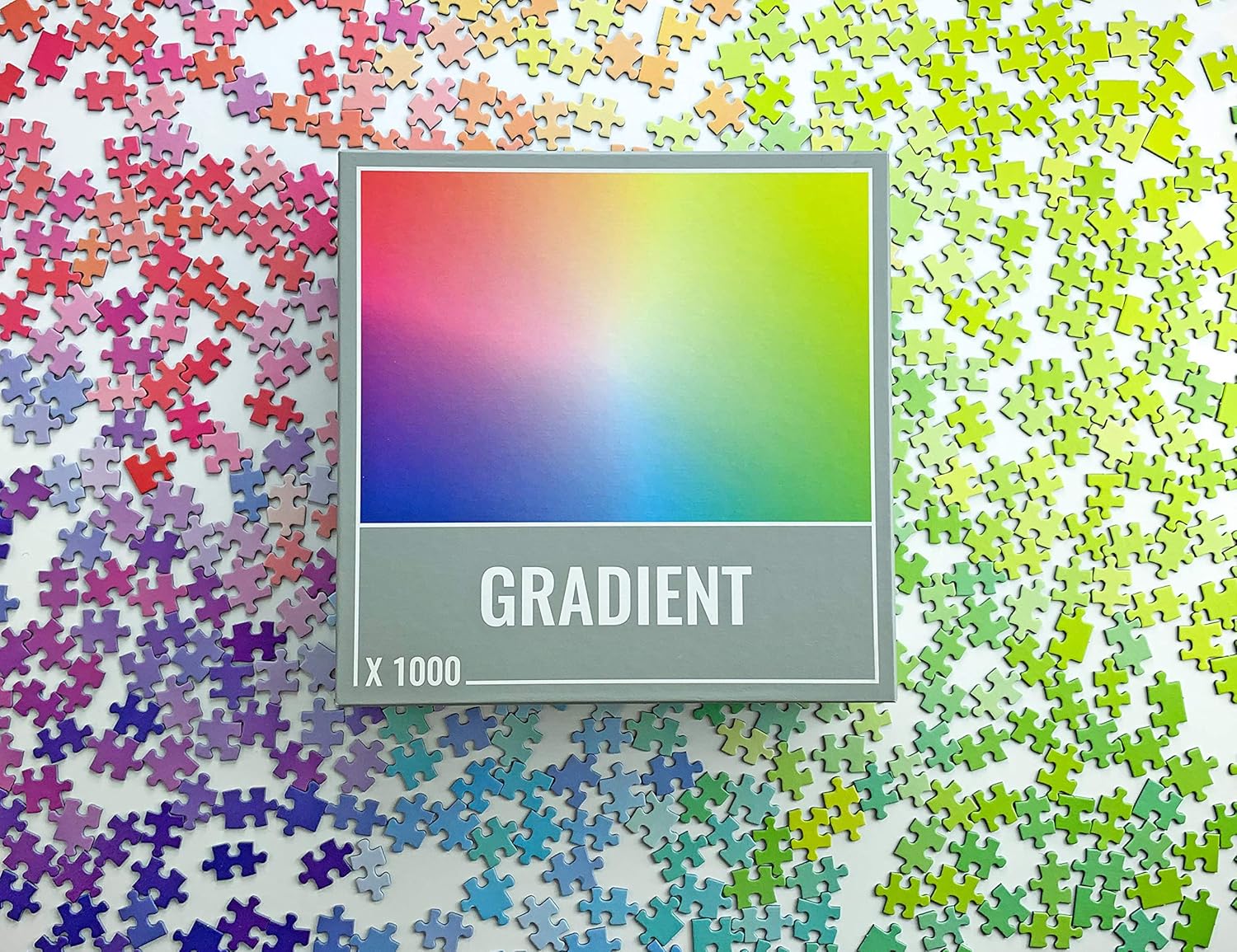 puzzle  dégradé de couleurs 1000 pièces