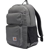 Carhartt Utility 27L Single-Compartment Backpack Gravel | Classic, Durable Pack with Laptop Sleeve and Duravax Abrasion Resistant Base
