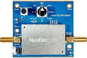 Nooelec Ham Filter Bank Barebones - Multiband Radio Module with 5 Separate Bandpass Filters and Passthrough. Operates at 5 Common ISM Frequencies to Cover the 2m, 1.25m, 70cm, 33cm, and 23cm Ham Bands