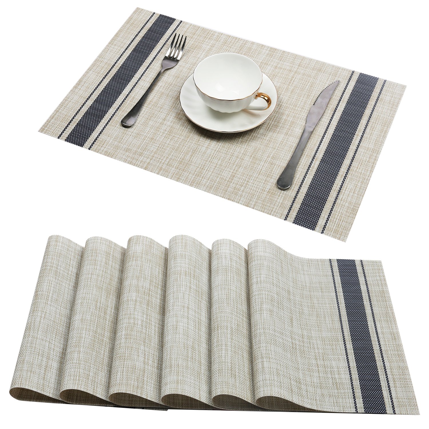Best Table Runner And Placemat Set Of 6 Rinse Clean