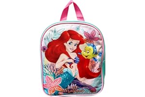 RUZ Disney/Marvel Kids Licensed 10" Mini Backpack (Little Mermaid Ariel)