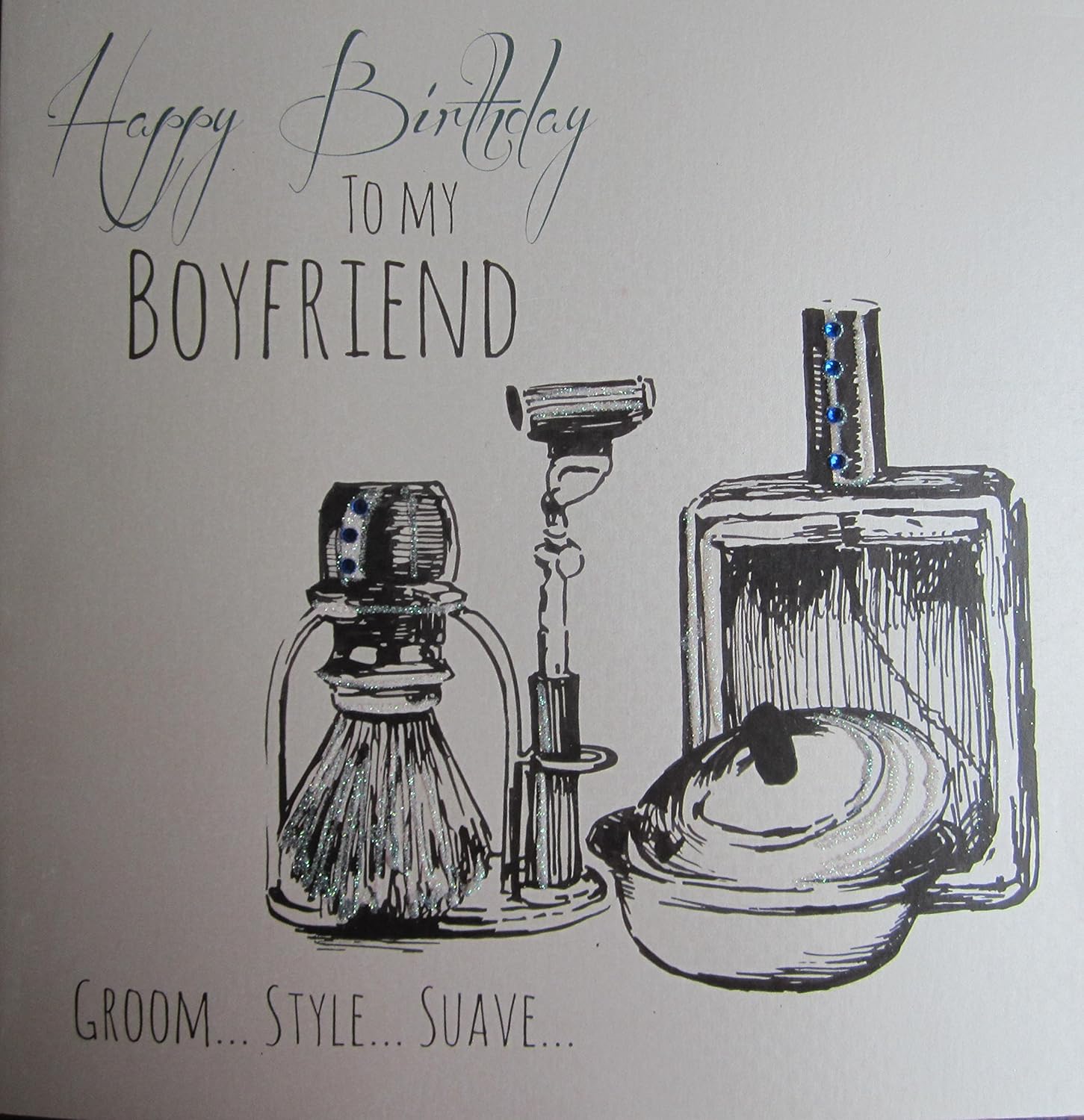 handmade bday card for boyfriend