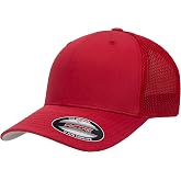 Flexfit Unisex Mesh Fitted 2-Tone Trucker Hat, One Size