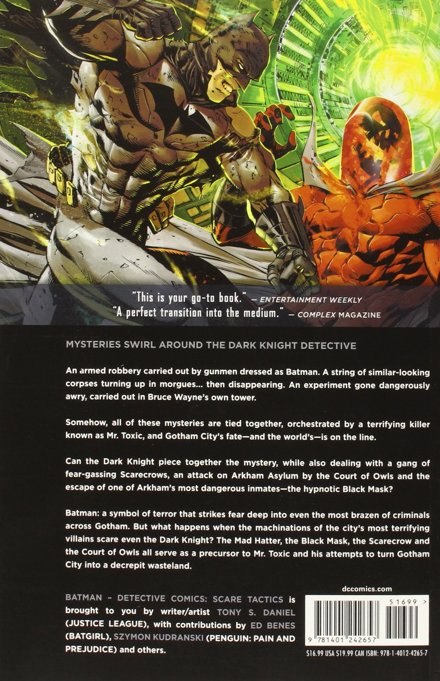 Amazon Com Batman Detective Comics Vol 2 Scare Tactics The New 52 9781401242657 Tony S Daniel James Tynion Iv Tony S Daniel Ed Benes Books