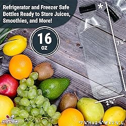 Professional Grade Empty 16.9 Oz Plastic Juice