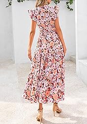 PRETTYGARDEN Women's 2025 Summer Floral Midi Dress