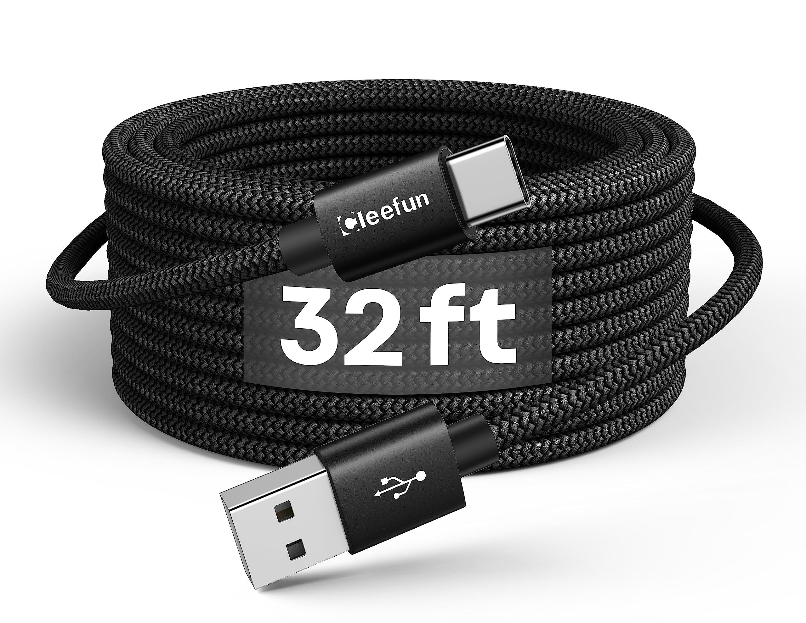 [ 32ft/10m ] Extra Long USB C Cable, USB to USB C