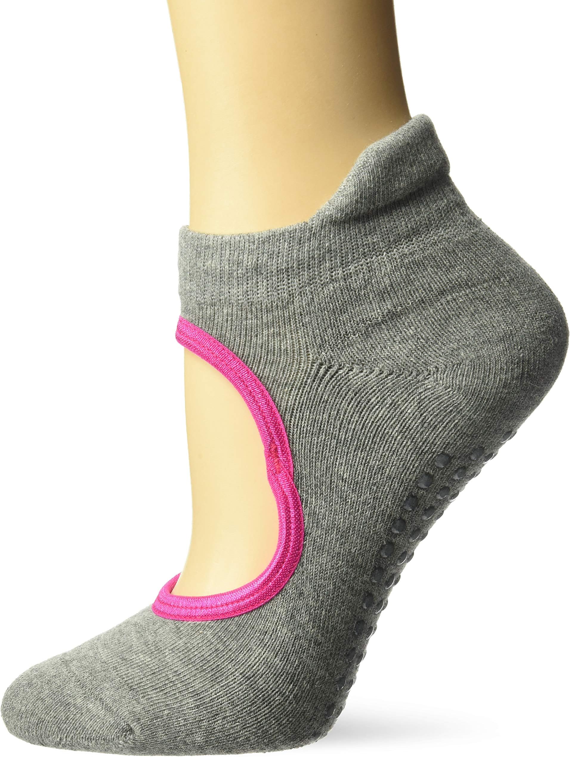 Yoga Socks Non Slip Skid Pilates Ballet Barre with Grips Cotton For Women Men