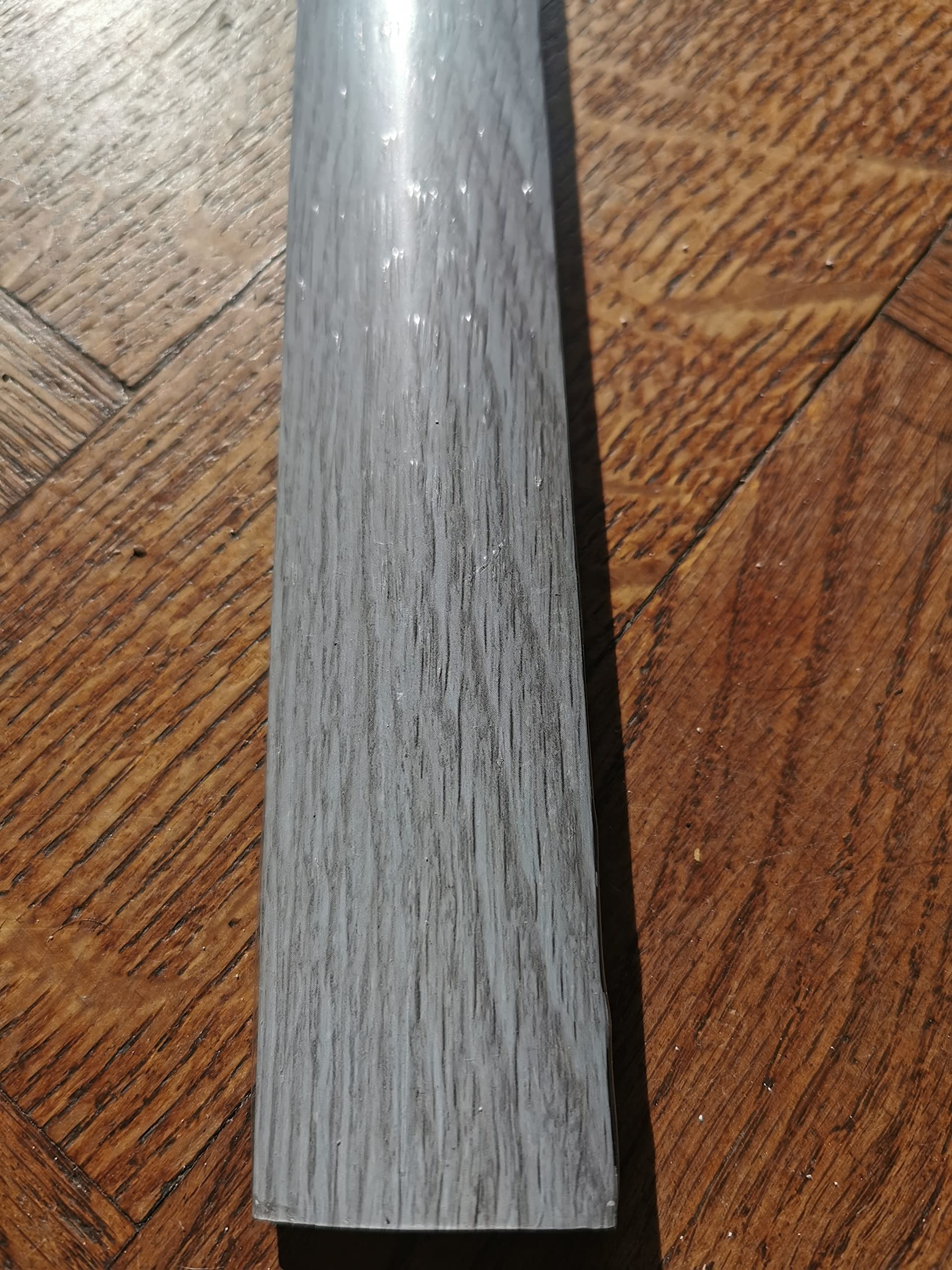 Grey Pine Multi Floor Threshold Strip 50mmx90cm Multi-Height/Pivot Easyclip