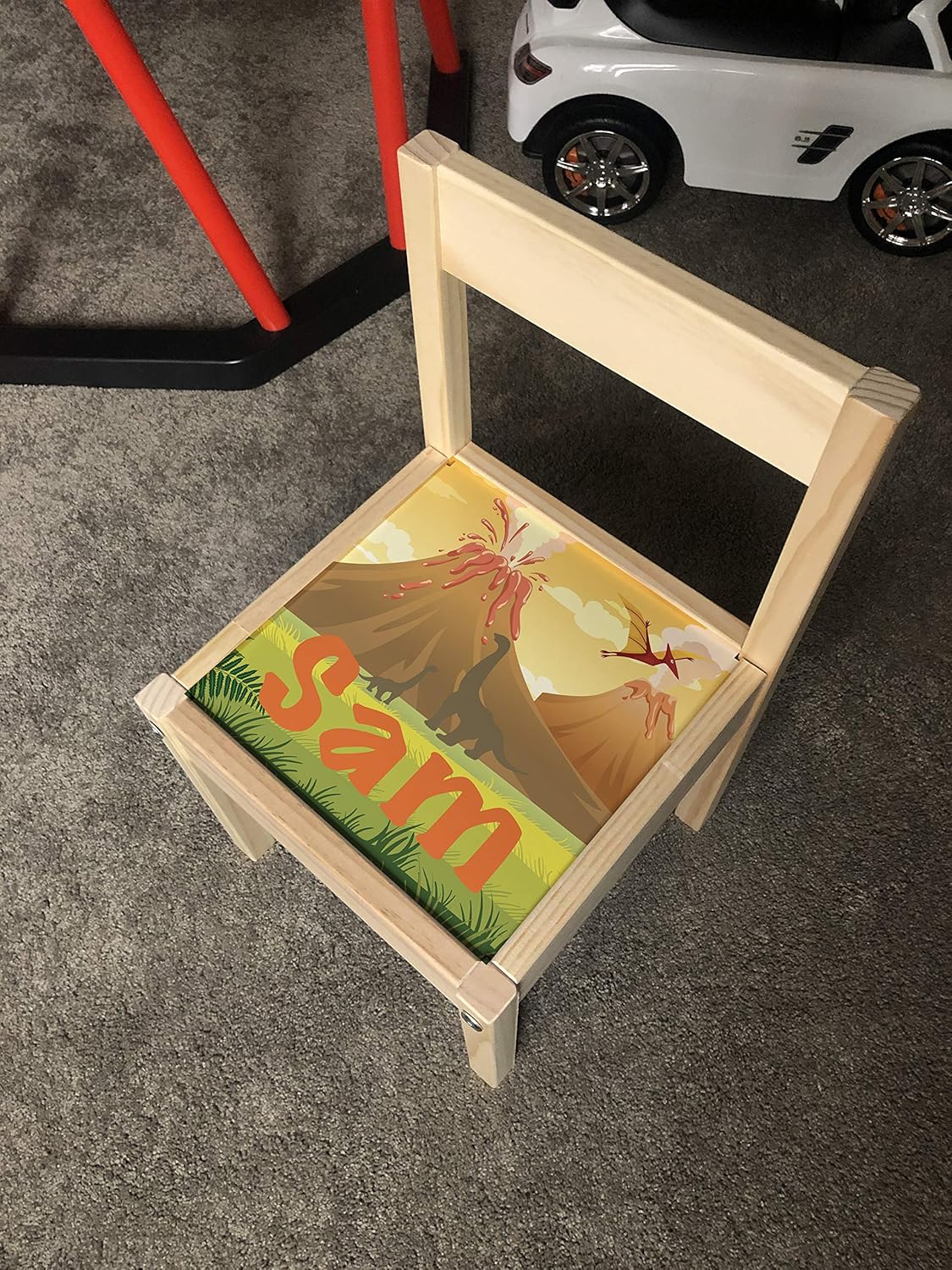 personalised childrens table and chair set