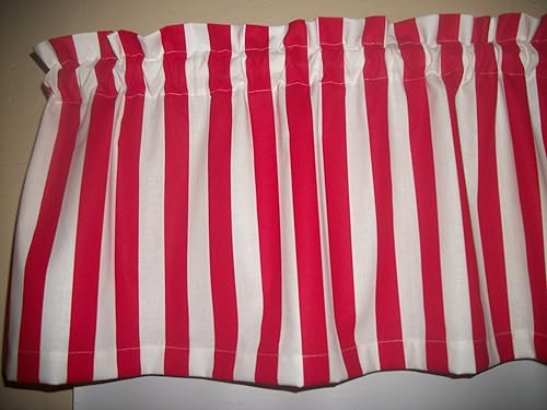 Amazon Com Red White 1 Stripe Circus Tent Fabric Decor Treatment