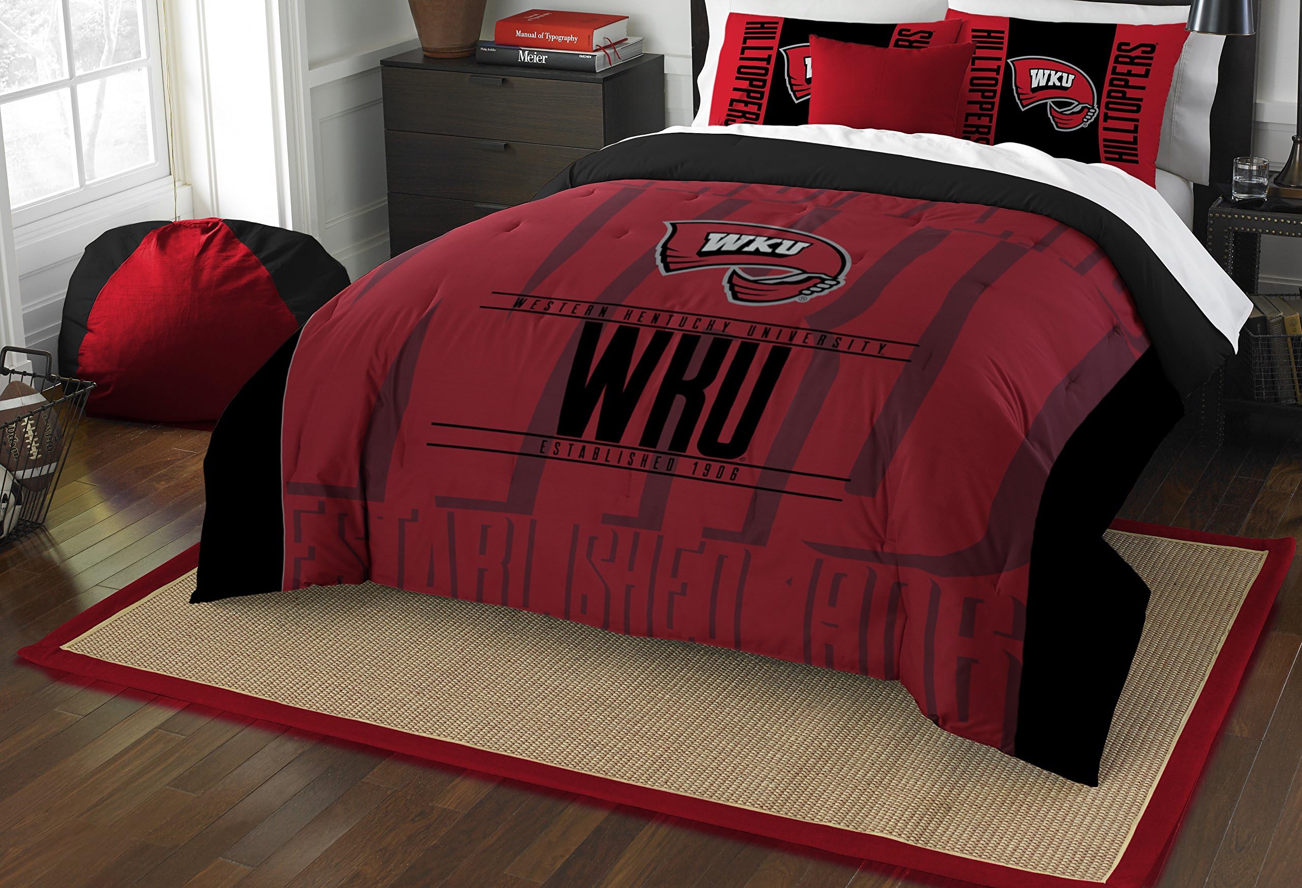 Northwest NCAA Unisex Comforter and Sham Set