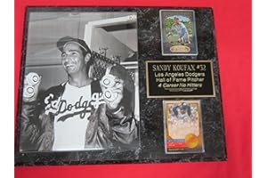 EAST COAST TROPHIES & AWARDS LLC Sandy Koufax 4 NO Hitters 2 Card Collector Plaque w/8x10 Vintage Photo