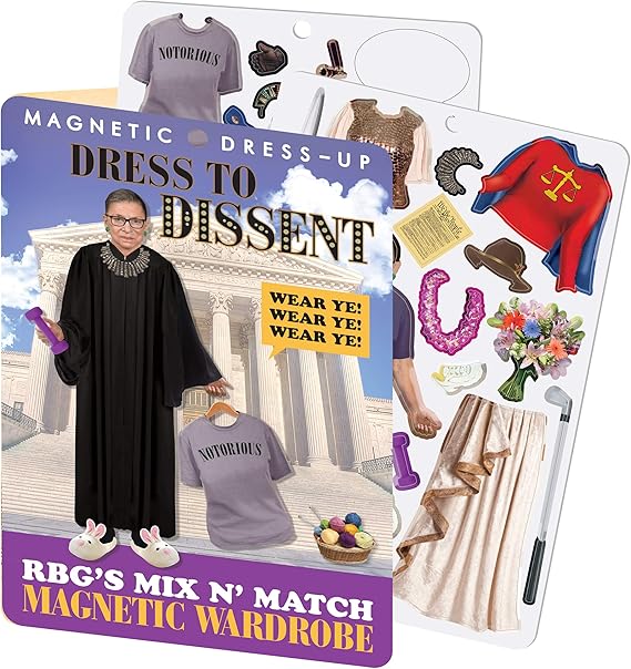 Ruth Bader Ginsburg Magnetic Dress Up Play Set