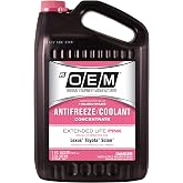 Recochem OEM 86-174POEM Pink Premium Antifreeze Concentrate Extended Life PINK, 1 gallon, 1 Pack , BROWN