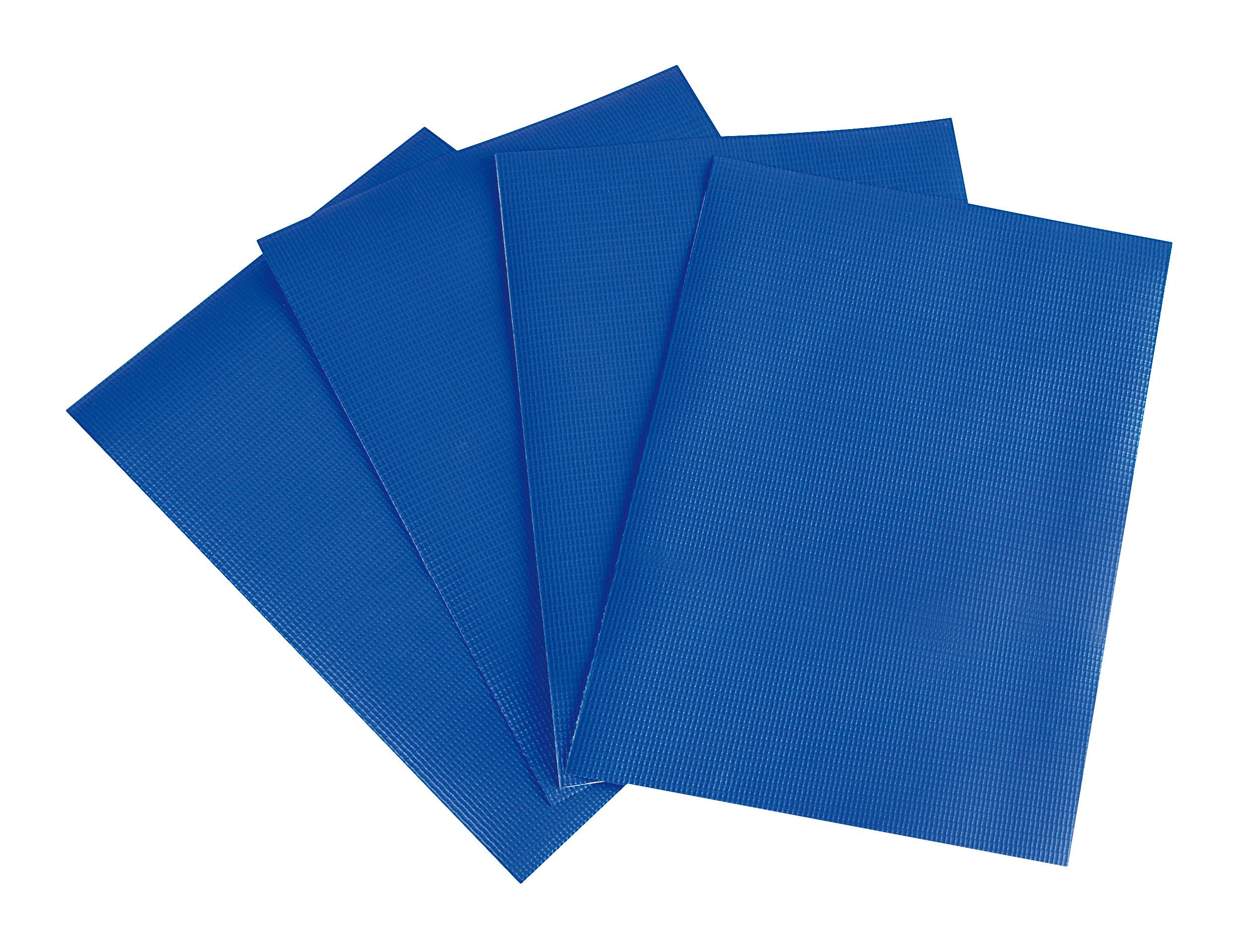 Lampa 98722 Kit of 4 Adhesive Pieces for Truck Tarpaulins, Blue
