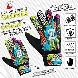 ZASH Soccer Goalie Gloves for Kids, Youth & Adult