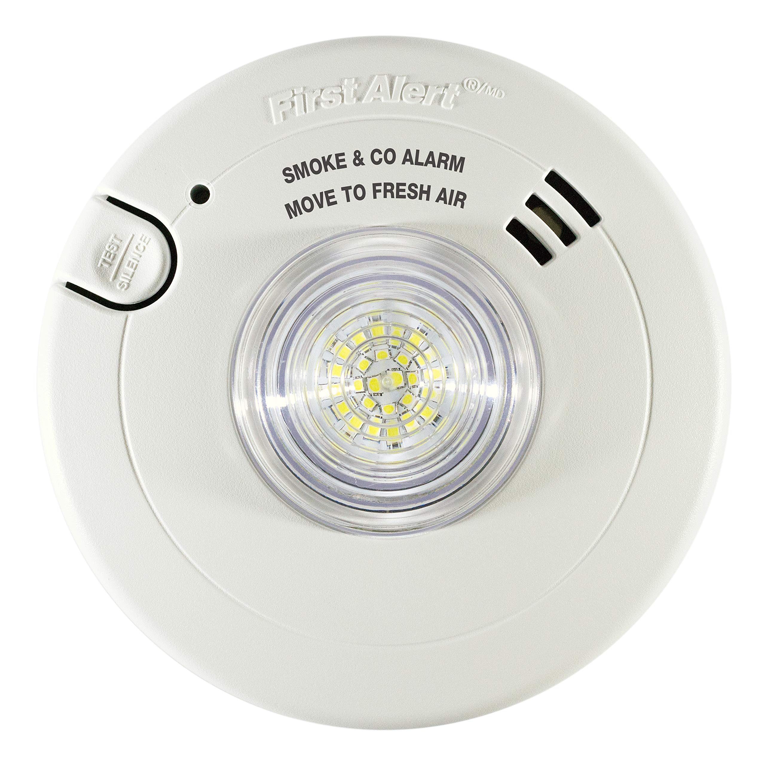 Photo 1 of First Alert BRK 7030BSL Hardwired Hearing Impaired Combination Alarm with Led Strobe Light, White