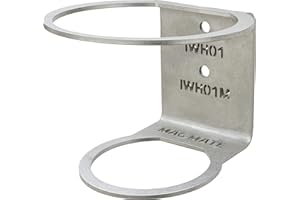 MAG-Mate IWH01 Impact Wrench Holder, Sturdy Stainless Steel Tool Holder, Non-Magnetic Tool Organizer, Holds Impact Wrench, Heat Gun, and Similar Power Tools, Silver