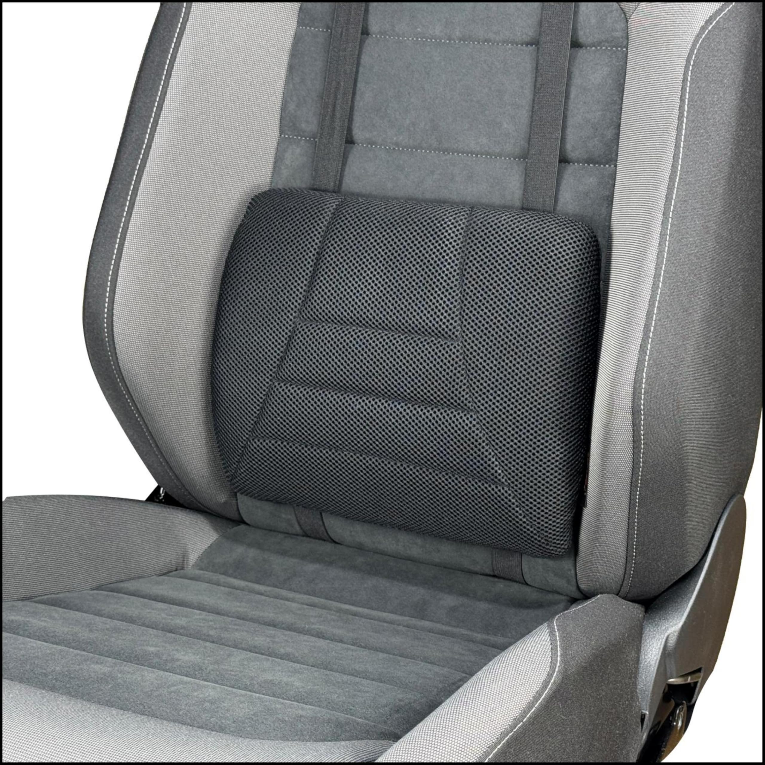Sitwell back cushions - back support, cushions, car seat cushions, back cushions, lumbar cushions, universal attachment (3D black)