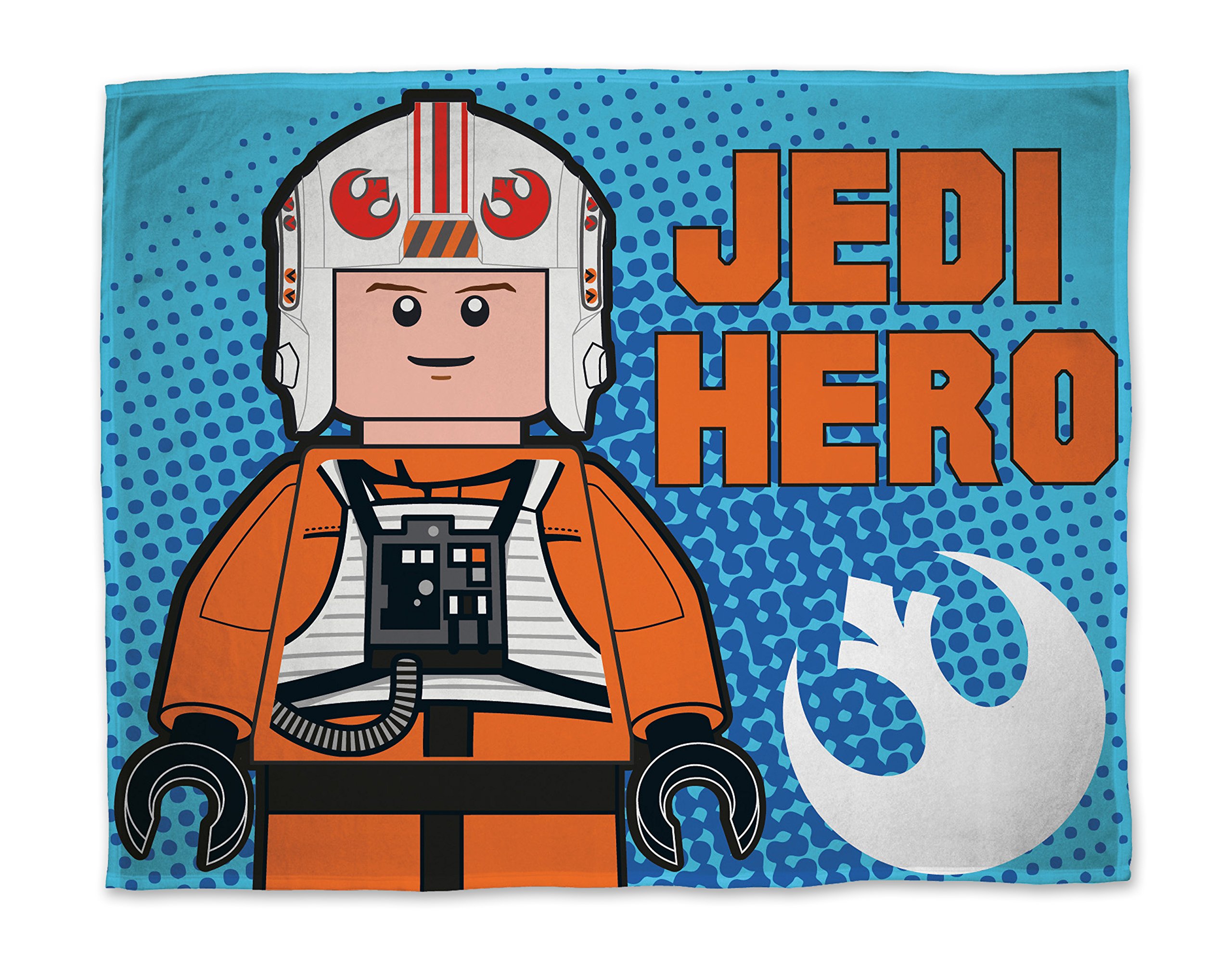 Sahinler 22710007 Lego Star Wars Blue Polyester Fleece Blanket 100 x 150cm