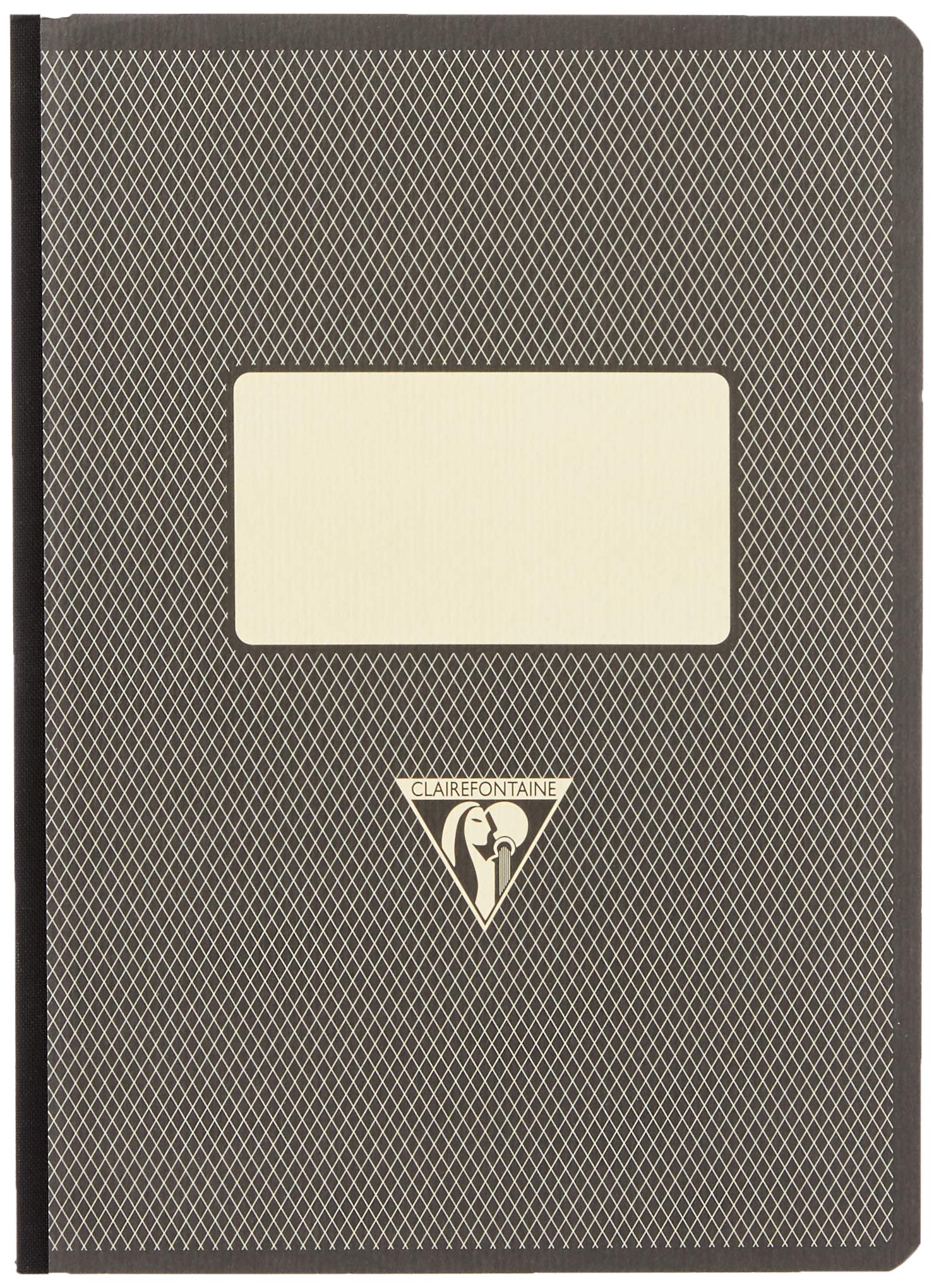 Clairefontaine 195246C - Collection 1951 - A Black Clothbound Notebook - Dimensions: A5 14,8x21 cm - 192 Lined Pages - White Paper 90 g - Grain Card Cover