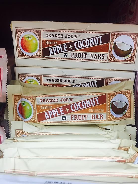Trader Joe's Gluten Free Apple + Coconut Fruit Bars (Pack