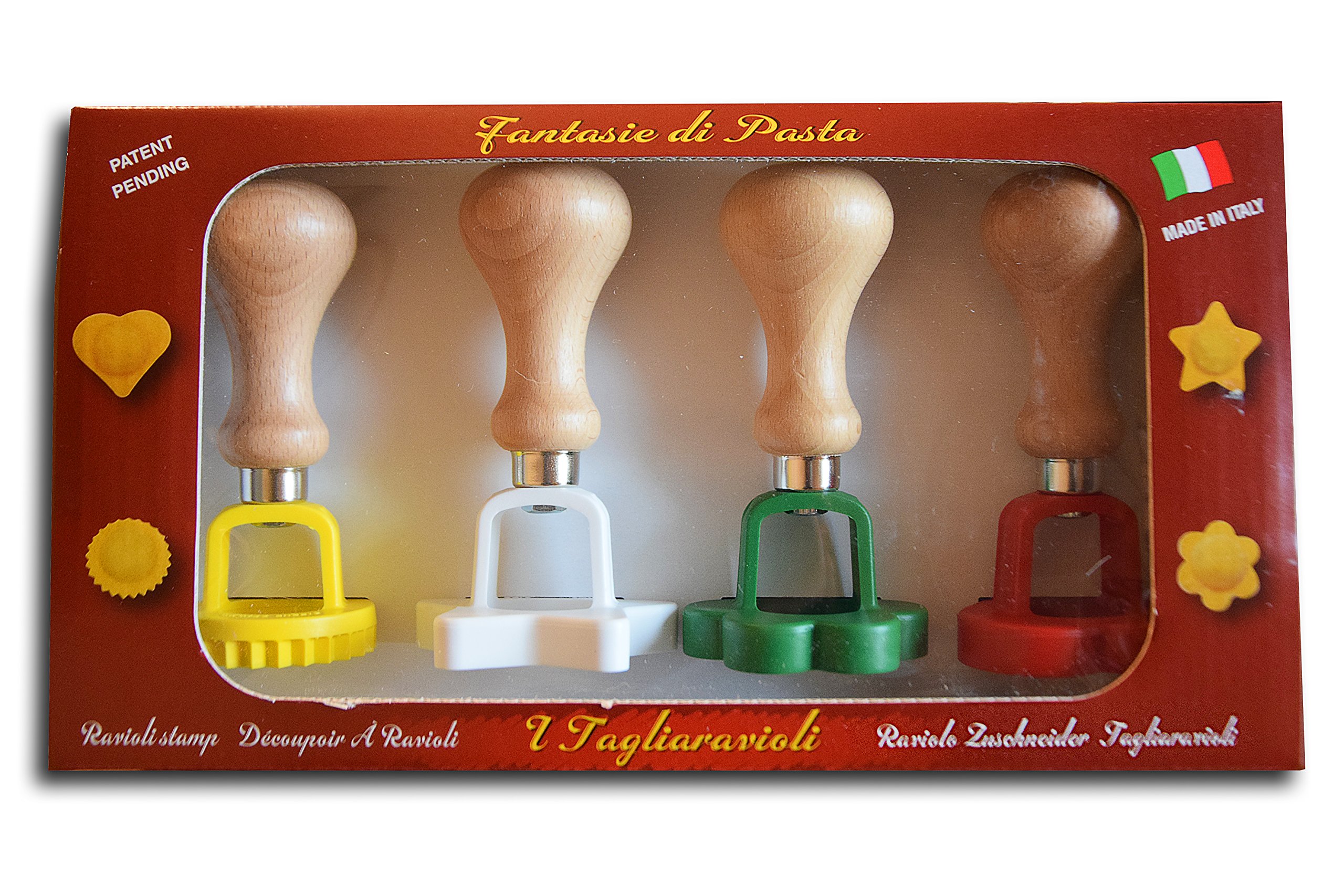 Electro C. 4 Package Ravioli Cutter with Ass. Shape Kitchen Tool