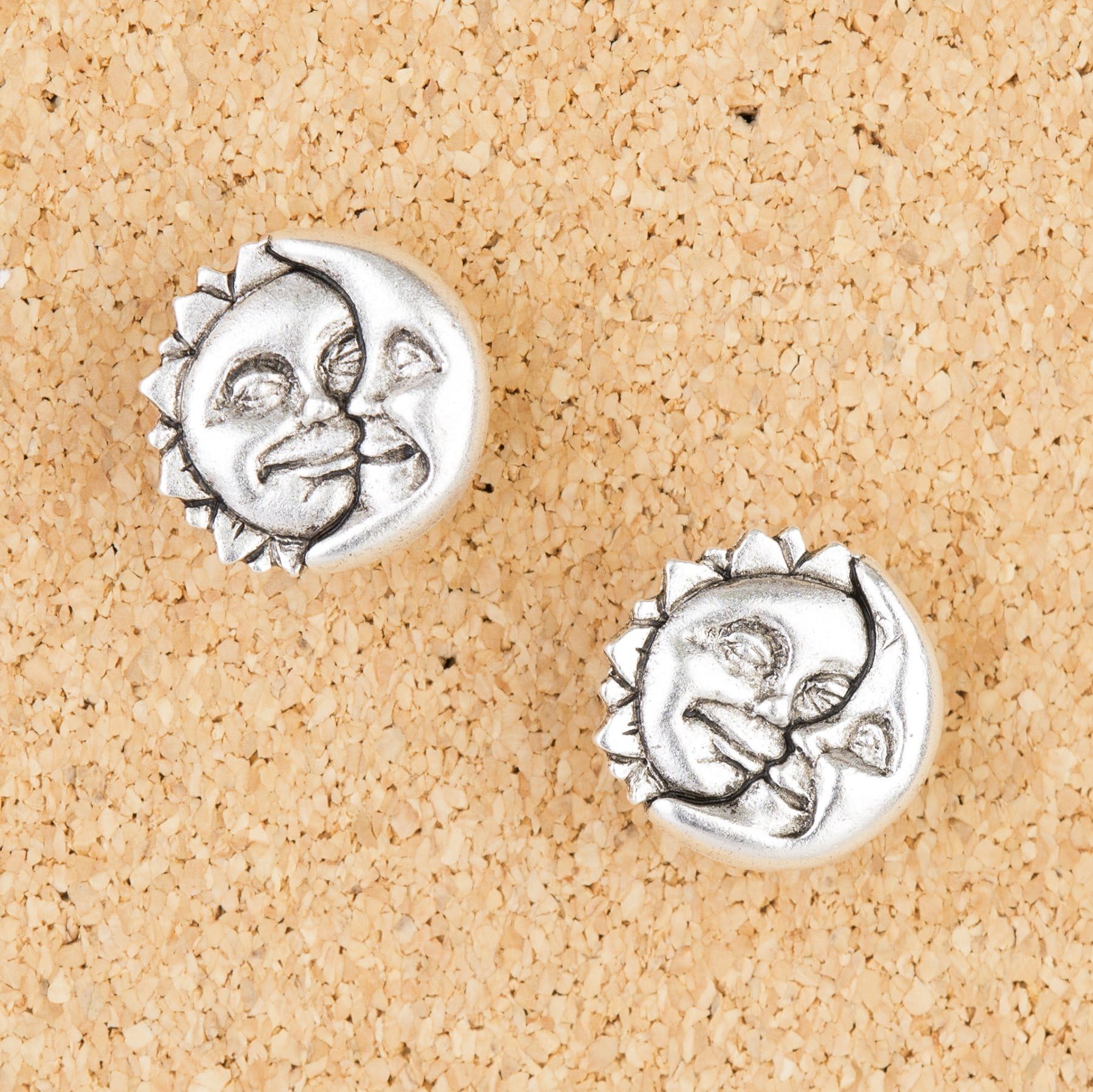 Sun & Moon Push Pin