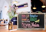 BESTOOL 2 Pcs Blackboard Vintage Framed Chalkboard Kitchen Sign 27x45cm view 4