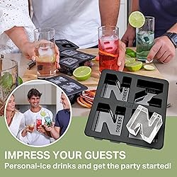 DRINKSPLINKS Silicone Ice Cube Mold Tray - Custom