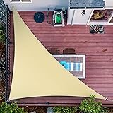 ShadeMart 10' x 20' x 22.4' Beige Sun Shade Sail