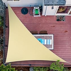 ShadeMart 18' x 19' x 26.2' Beige Sun Shade Sail