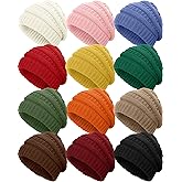 Foaincore Winter Beanies for Women Warm Slouchy Hats Knit Caps for Women Cold Weather Gifts Bulk Christmas Thanksgiving Hats
