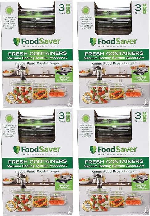 FoodSaver FA3SC358-000 Fresh Pack of 4