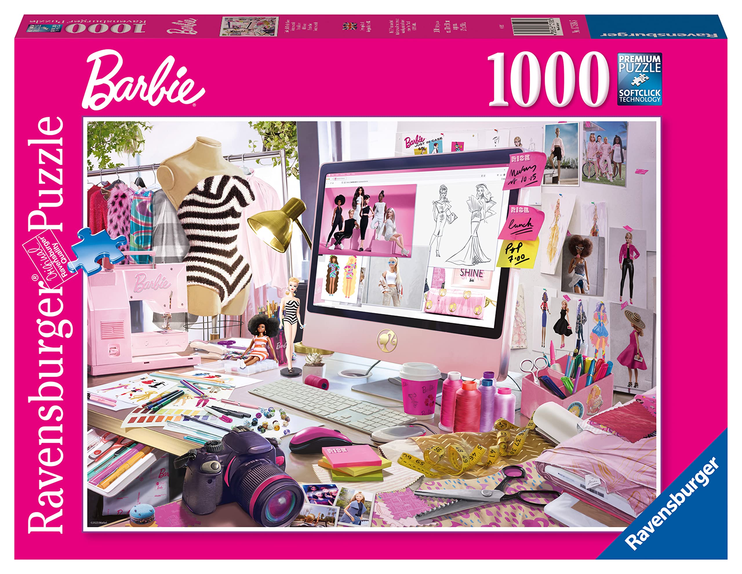 Ravensburger Barbie 1000 Piece Jigsaw Puzzles for Kids and Adults Age 12 Years Up